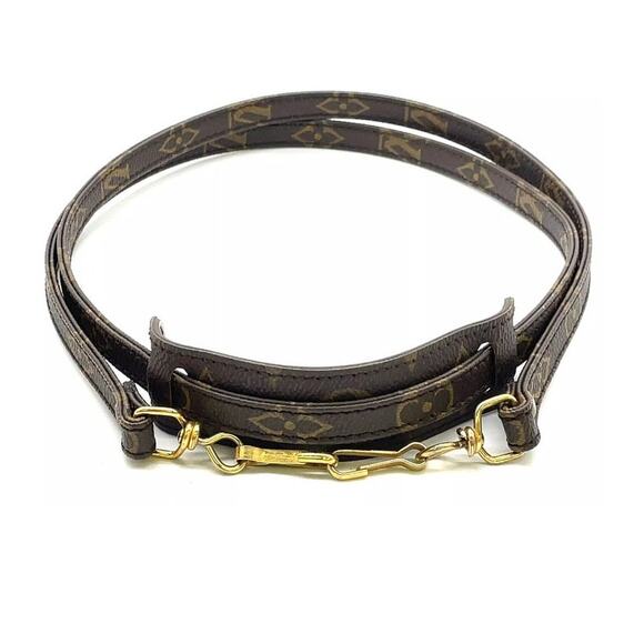 LOUIS VUITTON Brown Monogram Bag Shoulder Strap - Picture 1 of 10